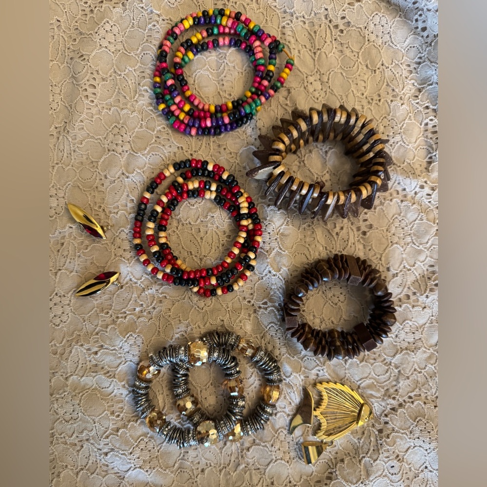 Colorful Beaded Bracelet Set